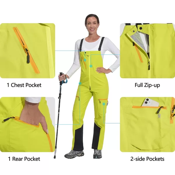 Little Donkey Andy Snow Bib Overalls for Women Waterproof Coveralls Windproof Suspenders Outdoor Skiing Suit Pants