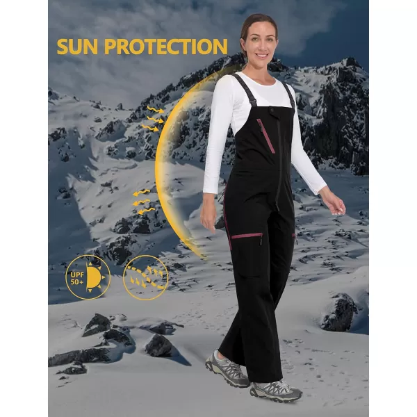 Little Donkey Andy Snow Bib Overalls for Women Waterproof Coveralls Windproof Suspenders Outdoor Skiing Suit Pants