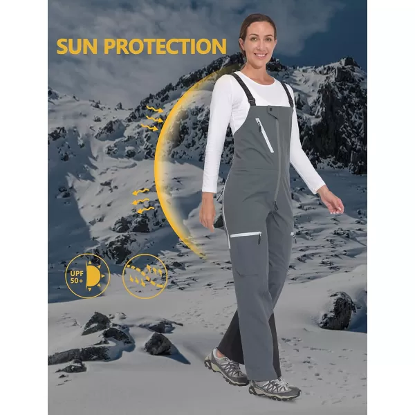 Little Donkey Andy Snow Bib Overalls for Women Waterproof Coveralls Windproof Suspenders Outdoor Skiing Suit Pants