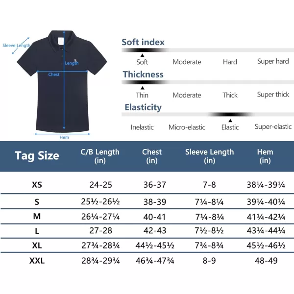 Little Donkey Andy Women's Golf Wool Polo Shirts Quick Dry T-Shirt Short Sleeve 4-Button Collared Sport Lightweight Tops