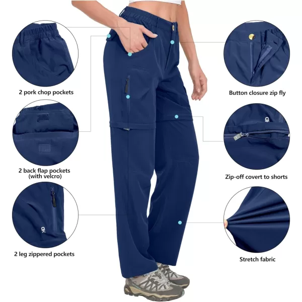 Little Donkey Andy Women's Hiking Pants Lightweight Convertible Zip-Off Pants Quick Dry UPF 50