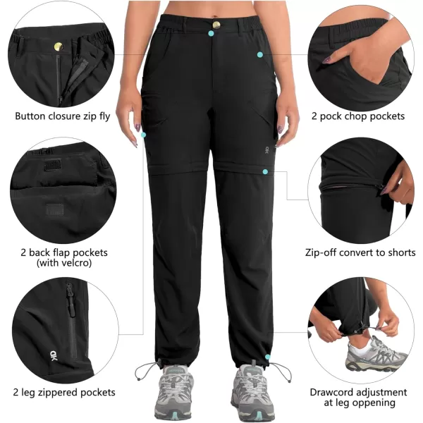 Little Donkey Andy Women's Hiking Pants Lightweight Convertible Zip-Off Pants Quick Dry UPF 50