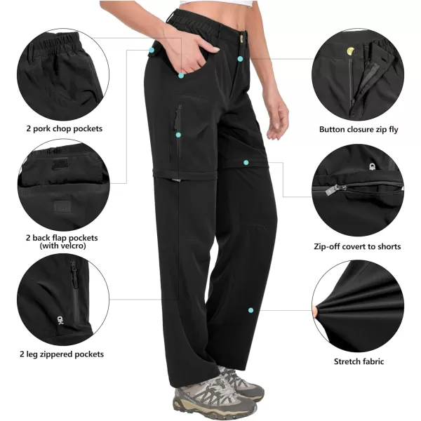Little Donkey Andy Women's Hiking Pants Lightweight Convertible Zip-Off Pants Quick Dry UPF 50