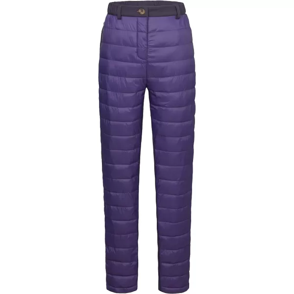 Little Donkey Andy Women's Lightweight Puffy Pants Puffer Quilted Ski Insulation Pants for Winter Snow