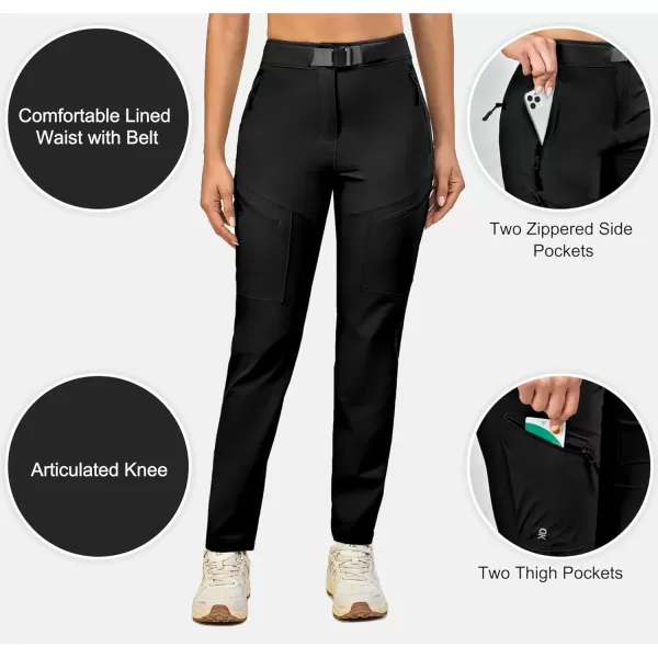 Little Donkey Andy Women's Lightweight Quick Dry Hiking Pants, UPF 50 Outdoor Pants for Work Travel, Water-Resistant