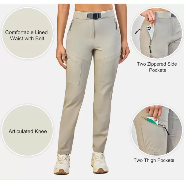 Little Donkey Andy Women's Lightweight Quick Dry Hiking Pants, UPF 50 Outdoor Pants for Work Travel, Water-Resistant