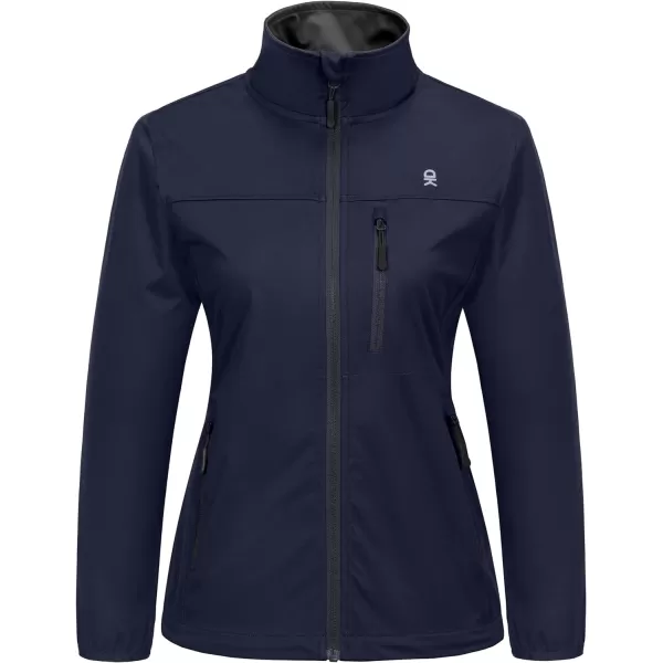 Little Donkey Andy Women's Lightweight Softshell Jacket Windbreaker for Running Travel Hiking, Windproof, Water Repellent