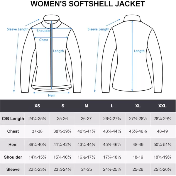 Little Donkey Andy Women's Lightweight Softshell Jacket Windbreaker for Running Travel Hiking, Windproof, Water Repellent