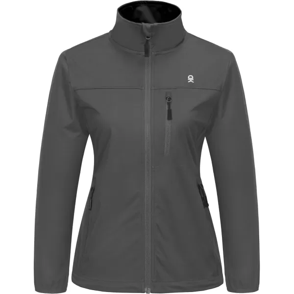 Little Donkey Andy Women's Lightweight Softshell Jacket Windbreaker for Running Travel Hiking, Windproof, Water Repellent