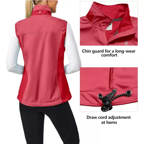 Little Donkey Andy Women's Lightweight Softshell Vest, Windproof Sleeveless Jacket for Runing, Hiking, Cycling, Golf