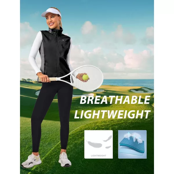 Little Donkey Andy Women's Lightweight Softshell Vest, Windproof Sleeveless Jacket for Runing, Hiking, Cycling, Golf