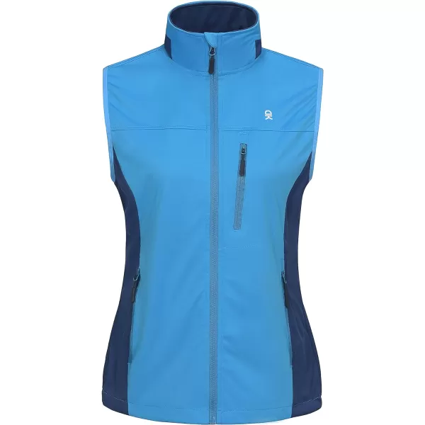 Little Donkey Andy Women's Lightweight Softshell Vest, Windproof Sleeveless Jacket for Runing, Hiking, Cycling, Golf