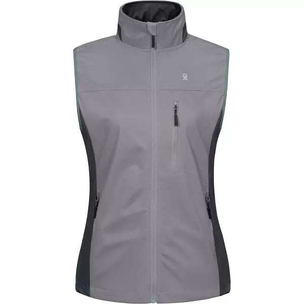 Little Donkey Andy Women's Lightweight Softshell Vest, Windproof Sleeveless Jacket for Runing, Hiking, Cycling, Golf