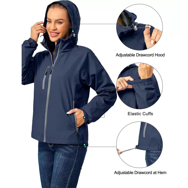 Little Donkey Andy Womens Lightweight Windbreaker Jacket Breathable Windproof Wind Coat Hiking Running Outdoor