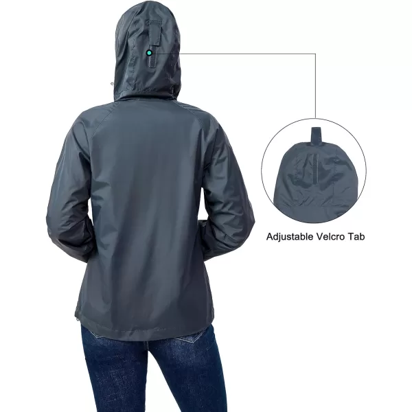 Little Donkey Andy Womens Lightweight Windbreaker Jacket Breathable Windproof Wind Coat Hiking Running Outdoor