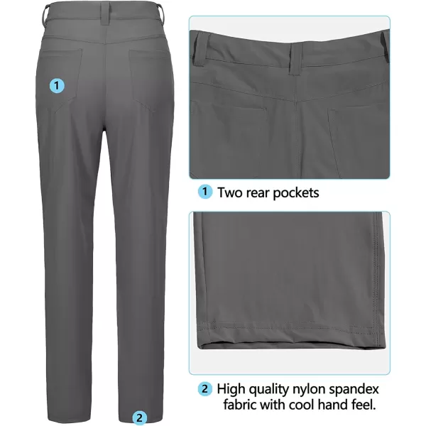 Little Donkey Andy Women's Quick Dry Lightweight Stretchy Hiking Golf Pants UPF 50+ Drawstring Pocket Anytime Pants