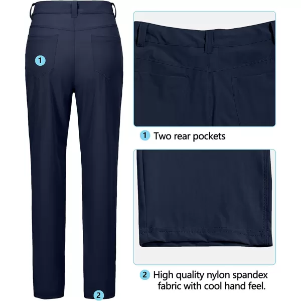 Little Donkey Andy Women's Quick Dry Lightweight Stretchy Hiking Golf Pants UPF 50+ Drawstring Pocket Anytime Pants