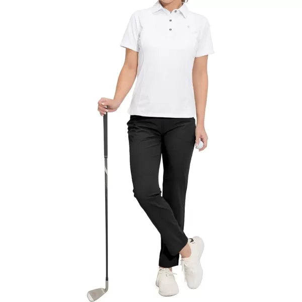 Little Donkey Andy Women's Quick Dry Lightweight Stretchy Hiking Golf Pants UPF 50+ Drawstring Pocket Anytime Pants