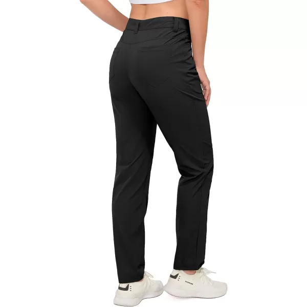Little Donkey Andy Women's Quick Dry Lightweight Stretchy Hiking Golf Pants UPF 50+ Drawstring Pocket Anytime Pants