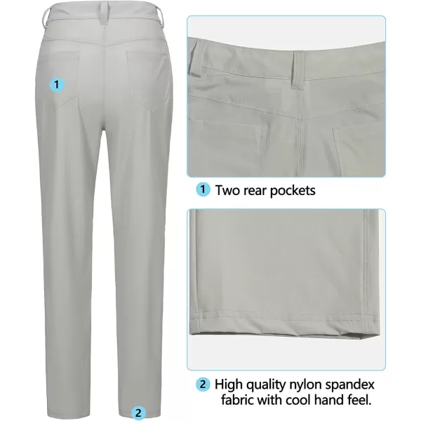 Little Donkey Andy Women's Quick Dry Lightweight Stretchy Hiking Golf Pants UPF 50+ Drawstring Pocket Anytime Pants