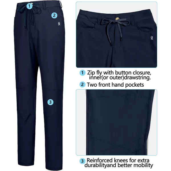 Little Donkey Andy Women's Quick Dry Lightweight Stretchy Hiking Golf Pants UPF 50+ Drawstring Pocket Anytime Pants