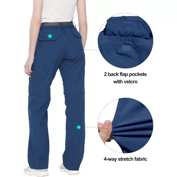 Little Donkey Andy Women's Stretch Convertible Pants Zip-Off Quick Dry Hiking Pants