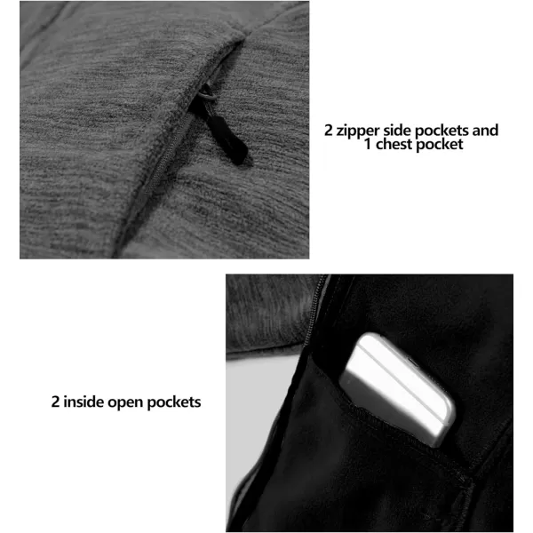 Little Donkey Andy Women's Thermal Polar Fleece Jackets for Hiking Travel Ski Midweight Warm Windproof Hooded Winter
