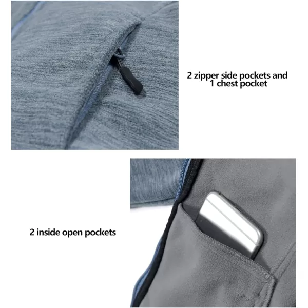 Little Donkey Andy Women's Thermal Polar Fleece Jackets for Hiking Travel Ski Midweight Warm Windproof Hooded Winter