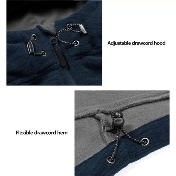 Little Donkey Andy Women's Thermal Polar Fleece Jackets for Hiking Travel Ski Midweight Warm Windproof Hooded Winter