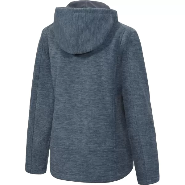 Little Donkey Andy Women's Thermal Polar Fleece Jackets for Hiking Travel Ski Midweight Warm Windproof Hooded Winter