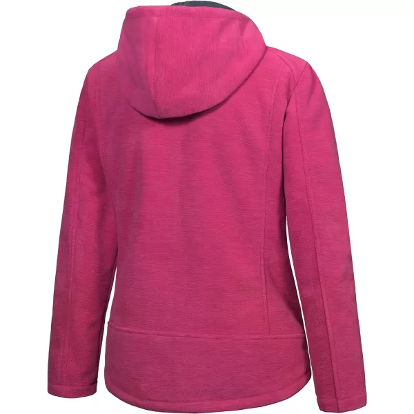 Little Donkey Andy Women's Thermal Polar Fleece Jackets for Hiking Travel Ski Midweight Warm Windproof Hooded Winter
