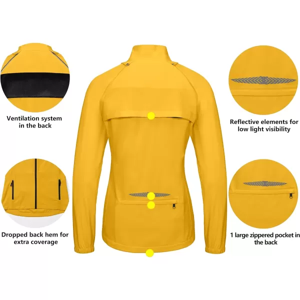 Little Donkey Andy Women's UPF 50+ Cycling Jacket Windbreaker with Removable Sleeves