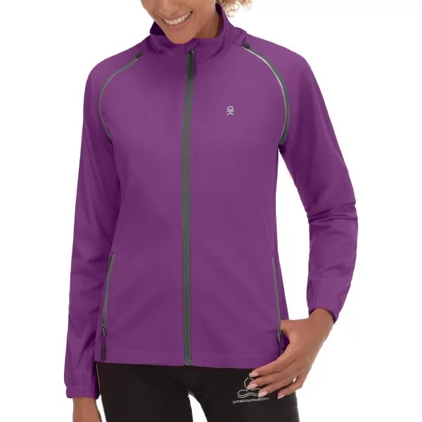 Little Donkey Andy Women's UPF 50+ Cycling Jacket Windbreaker with Removable Sleeves