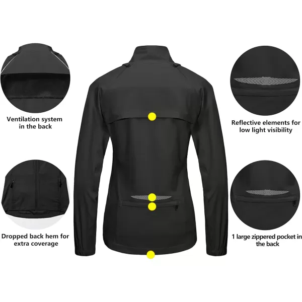 Little Donkey Andy Women's UPF 50+ Cycling Jacket Windbreaker with Removable Sleeves