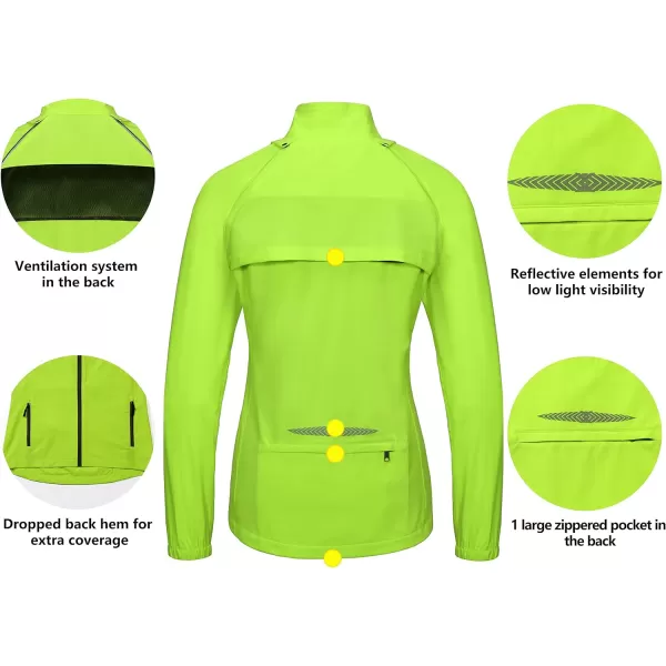Little Donkey Andy Women's UPF 50+ Cycling Jacket Windbreaker with Removable Sleeves