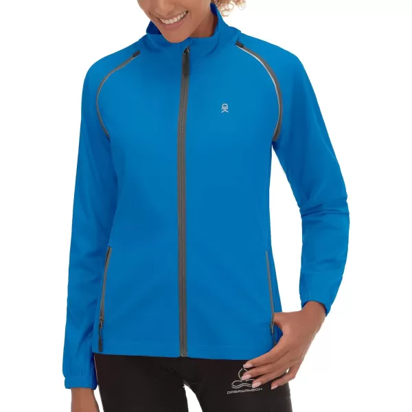 Little Donkey Andy Women's UPF 50+ Cycling Jacket Windbreaker with Removable Sleeves