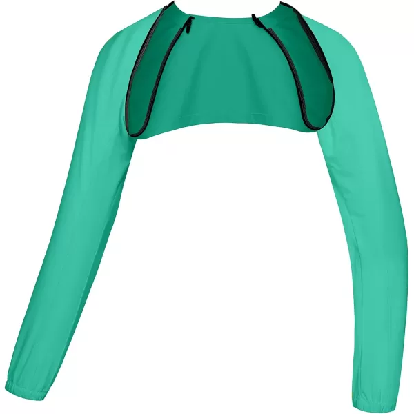 Little Donkey Andy Women's UPF 50+ Cycling Jacket Windbreaker with Removable Sleeves
