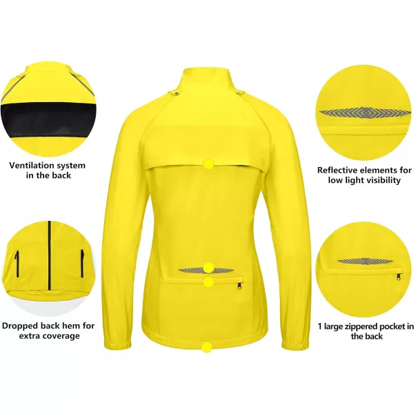 Little Donkey Andy Women's UPF 50+ Cycling Jacket Windbreaker with Removable Sleeves