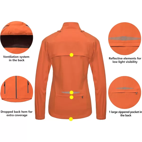 Little Donkey Andy Women's UPF 50+ Cycling Jacket Windbreaker with Removable Sleeves