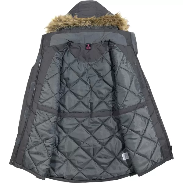 Little Donkey Andy Women's Waterproof Insulated parka Jacket Hooded Ski Coat Long Mountain Jacket