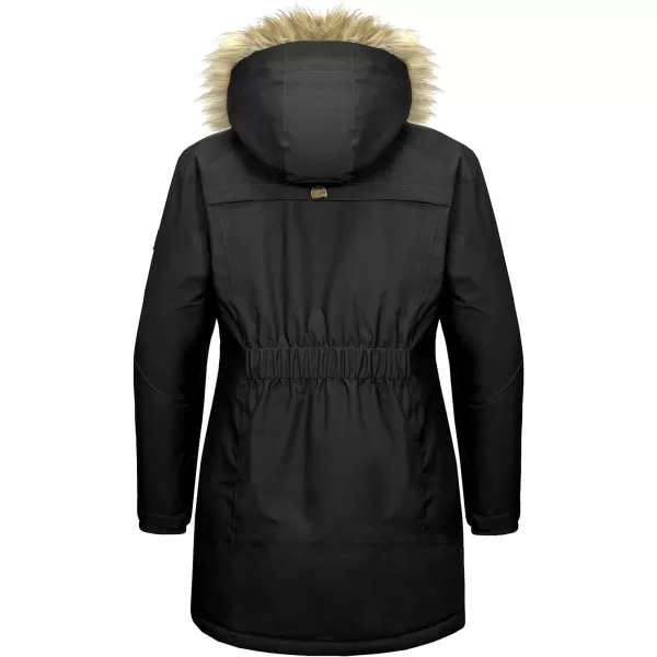 Little Donkey Andy Women's Waterproof Insulated parka Jacket Hooded Ski Coat Long Mountain Jacket