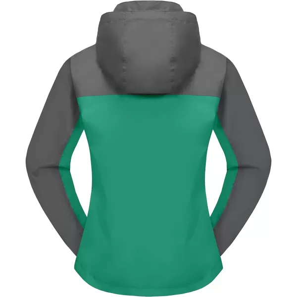 Little Donkey Andy Women’s Waterproof Rain Jacket Outdoor Windbreaker Rain Shell for Hiking, Travel