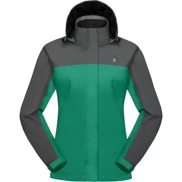 Little Donkey Andy Women’s Waterproof Rain Jacket Outdoor Windbreaker Rain Shell for Hiking, Travel
