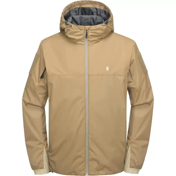 Little Donkey Andy Men's Hooded Winter Lightweight Coat Water-resistant Warm Quilted Jacket with Recycled Insulation