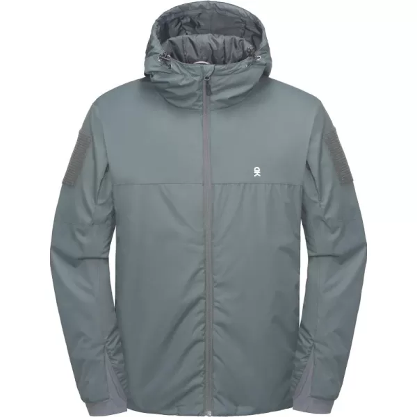 Little Donkey Andy Men's Hooded Winter Lightweight Coat Water-resistant Warm Quilted Jacket with Recycled Insulation