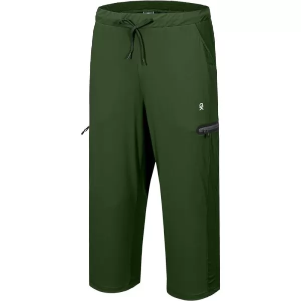 Little Donkey Andy Men's Ultra-Stretch Lightweight Quick Dry Athletic Pants Drawstring Travel Exercise Running Jogging)
