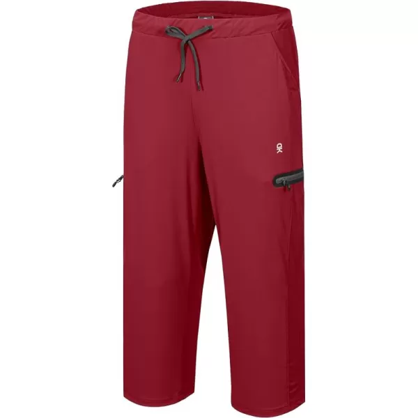 Little Donkey Andy Men's Ultra-Stretch Lightweight Quick Dry Athletic Pants Drawstring Travel Exercise Running Jogging)