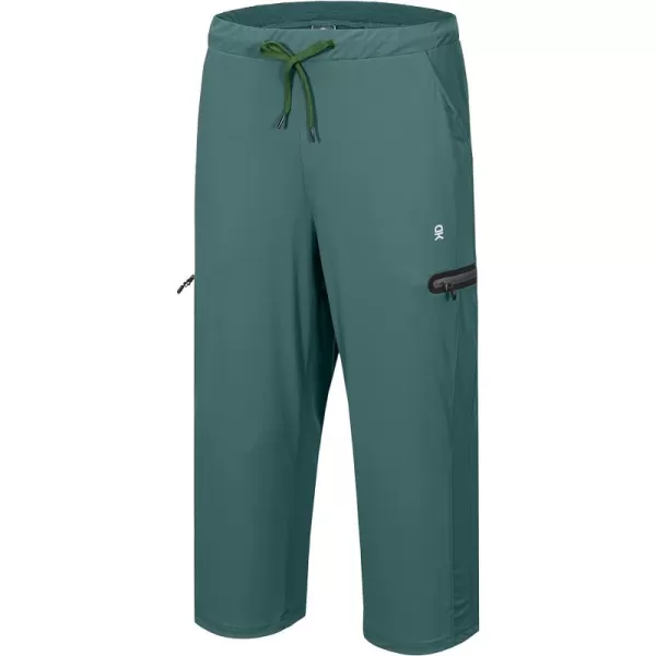 Little Donkey Andy Men's Ultra-Stretch Lightweight Quick Dry Athletic Pants Drawstring Travel Exercise Running Jogging)