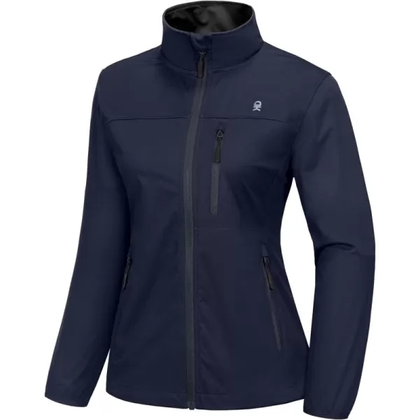 Little Donkey Andy Women's Lightweight Softshell Jacket Windbreaker for Running Travel Hiking, Windproof, Water Repellent