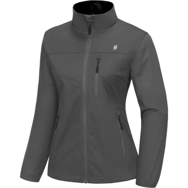 Little Donkey Andy Women's Lightweight Softshell Jacket Windbreaker for Running Travel Hiking, Windproof, Water Repellent